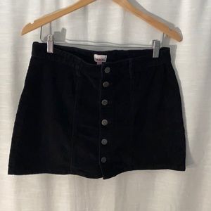 Black BONGO Corduroy Skirt